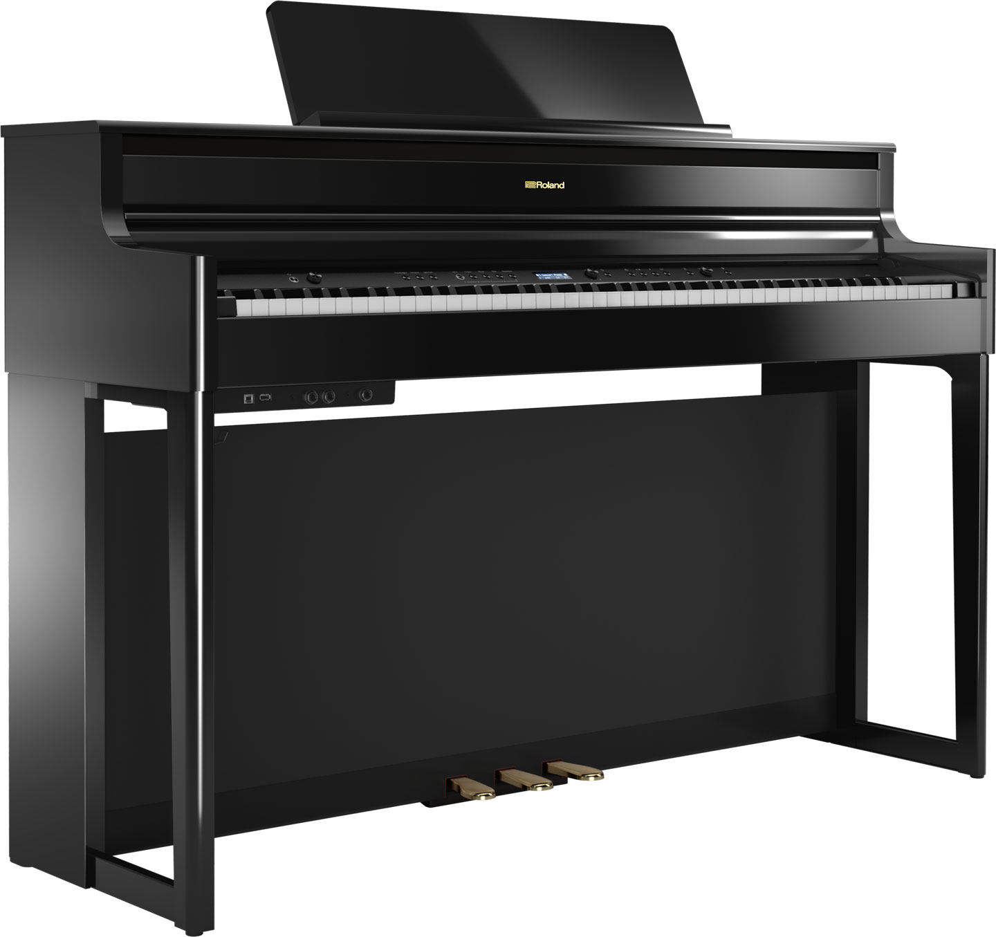 Piano numérique Roland HP704 ébène poli